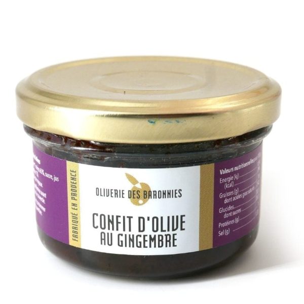 Confit d'olive noire au gingembre